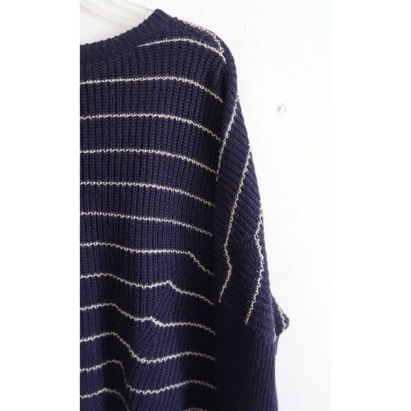 Urban Outfitters Navy Blue Striped Sweater - Size XS - Picture 6 of 8